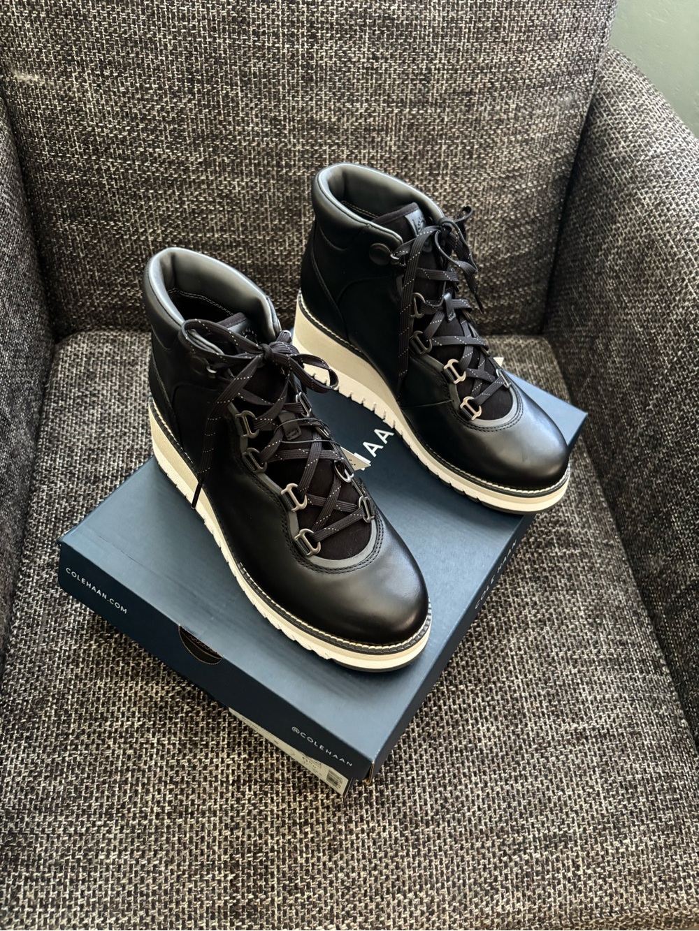 Cole Haan Women’s City Lace-Up Wedge Boot